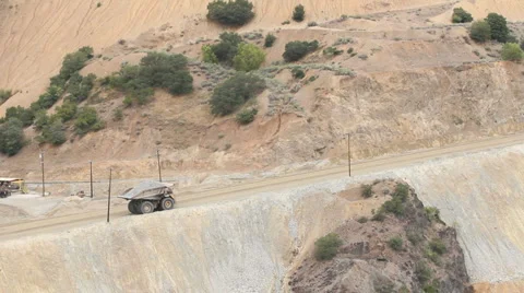 Large Mining Dump Truck HD1442 Stock Footage 990958