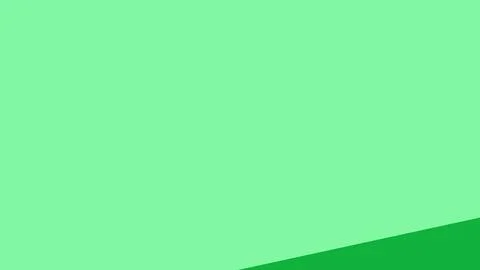 A large mint green panel dominates the frame with a darker green diagonal acc 库存插图