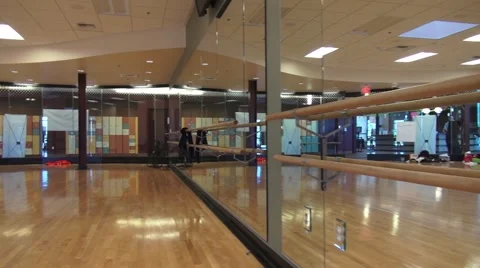 Large Mirrored Room Stock Footage 40301130