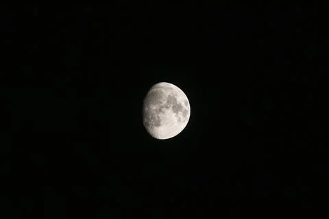 Large Moon at Night Stock Photos