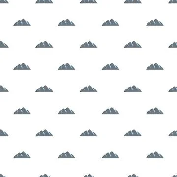 Large mountain pattern seamless Stock Illustration