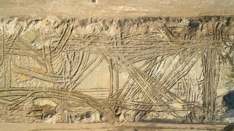 Large muddy construction site Stock-Footage 126721381