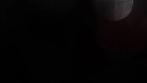 Large multi-colored sparkling bokeh in the black Video stock 318835909