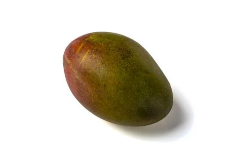 Large natural mango on a white background close up Foto stock