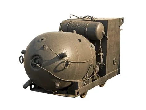 Large naval mine Stock Photos