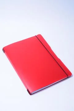 Large notebook on a white background Photos