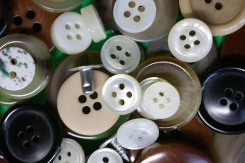 A large number of buttons Stock Photos