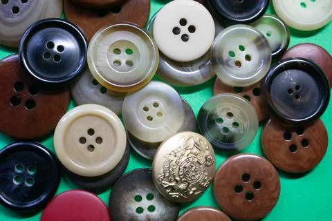A large number of buttons Stock Photos