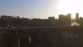 Large number of cars crossing Victory bridge in Yerevan, travel to Armenia 4k or 4k+ Resolution