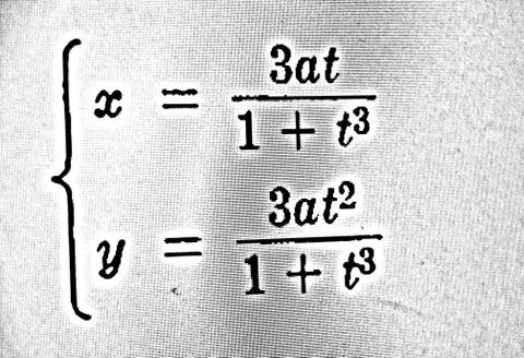 Large number of mathematical formulas on a white background HDR Stock Illustration