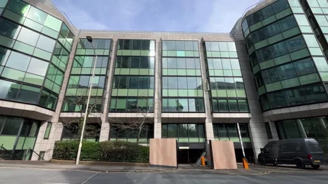 Large offices in the UK - office building Stock-Footage 332069652