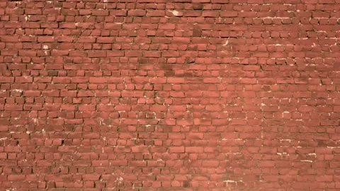 Large old rough and dirty brick wall close up Stock Footage 140617321