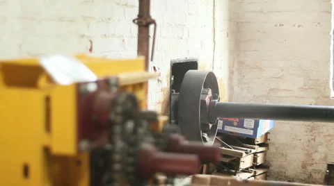 Large old victorian engine 14 Stock Footage 3378997