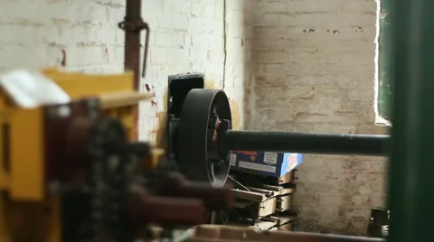 Large old victorian engine 15 Stock Footage 3377823