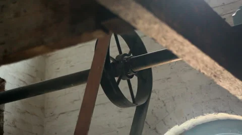 Large old victorian engine 19 Stock Footage 3376057