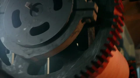 Large old victorian engine 22 Stock Footage 3375896