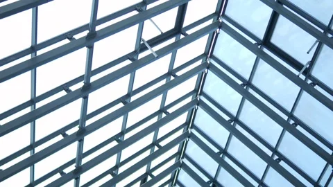 Large, open space with a lot of windows Video stock 310788166