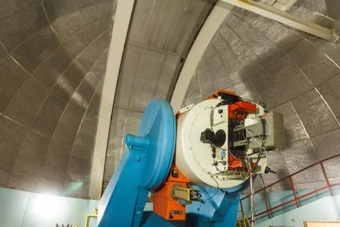 Large optical telescope 스톡 사진