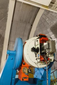 Large optical telescope Stock Photos