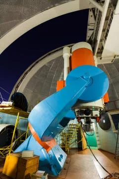 Large optical telescope 스톡 사진