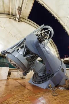 Large optical telescope Stock Photos