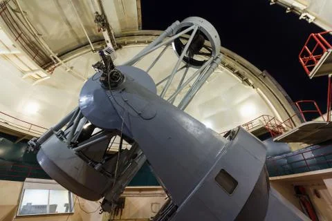 Large optical telescope 스톡 사진