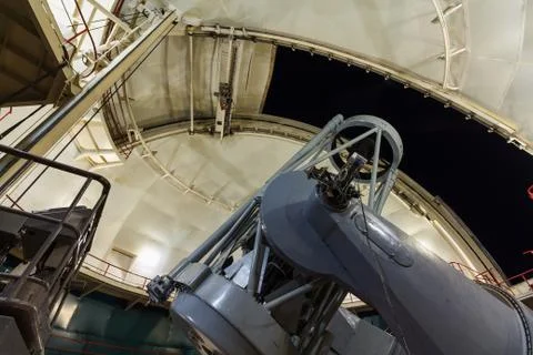 Large optical telescope Stock Photos