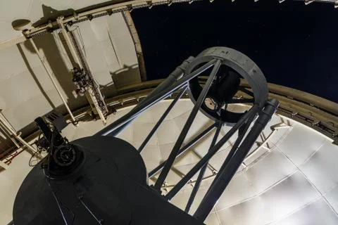 Large optical telescope Stock Photos