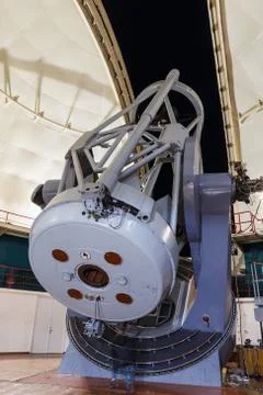 Large optical telescope Stock Photos