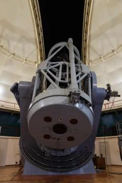 Large optical telescope Stock Photos