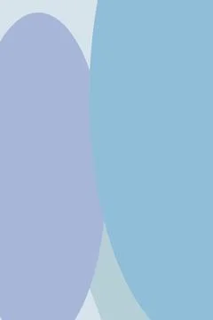 Large overlapping blue and periwinkle shapes create a serene sense of depth.. Stock-Illustration