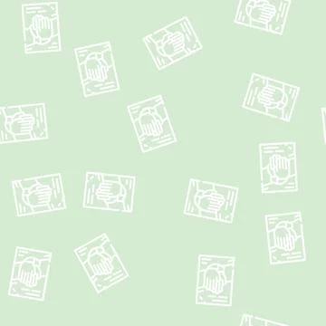 Large packaging of detergent powder line vector seamless pattern Stock Illustration