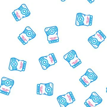 Large packaging of detergent powder vector seamless pattern Illustrazione stock