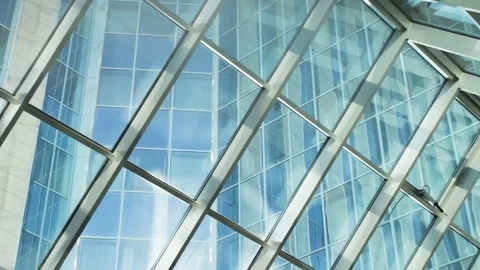 Large panoramic window Stock Footage 73443275