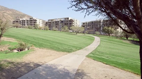 Large park Stock Footage 77129545