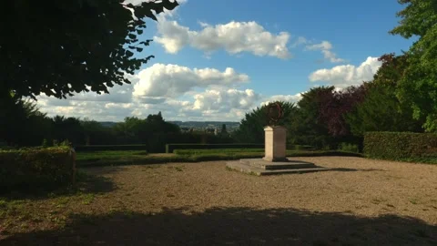 Large park with a stunning monument. Stock Footage 251442930