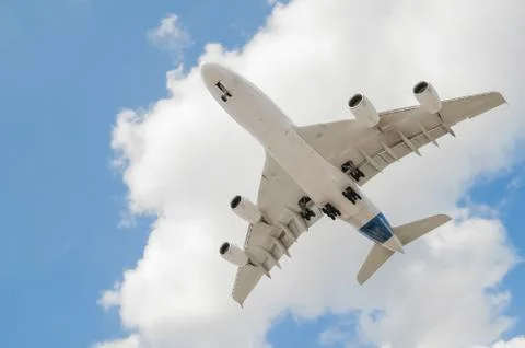 Large passenger jet Stock Photos