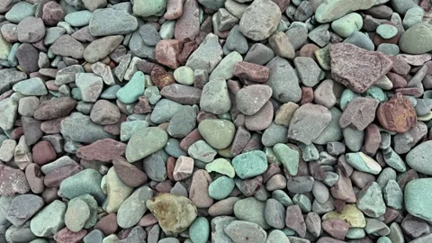 Large pebbles on a beach Video stock 291705479
