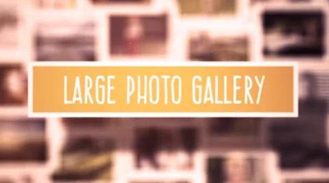Large Photo Gallery Stock After Effects