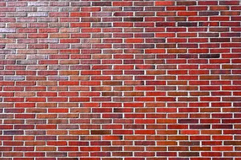Large picture of brick wall as texture or background Stock Photos