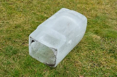 A large piece of ice Foto stock