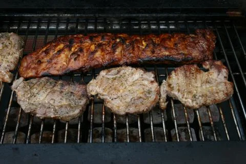 Large piece of meat Stock Photos