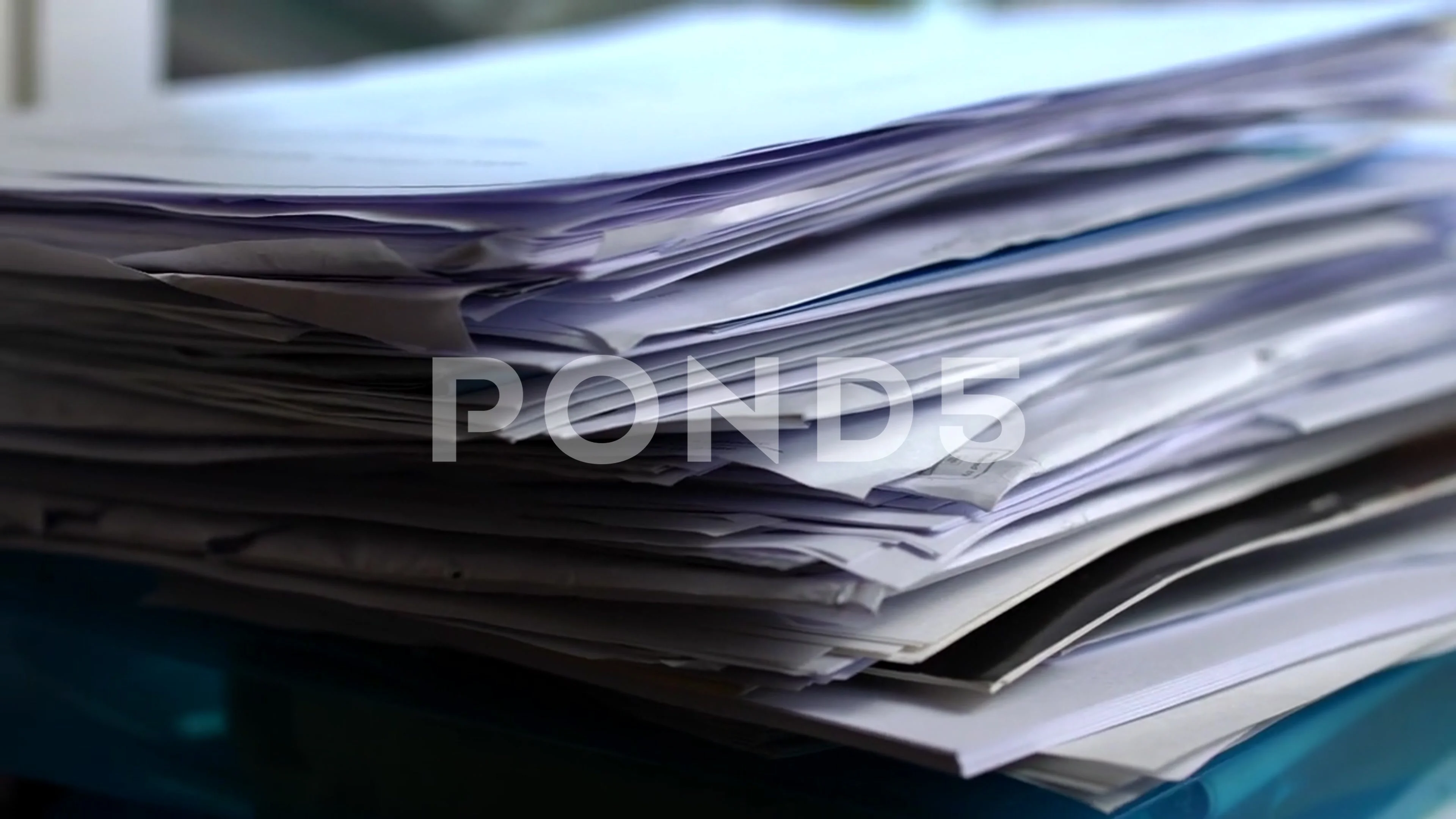 Big Pile Of Paperwork