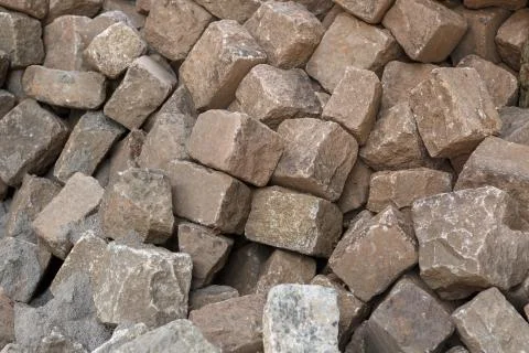 A large pile of rubble Stock Photos