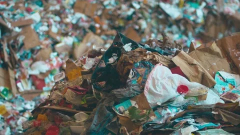 Large pile of trash 스톡 동영상 168785567