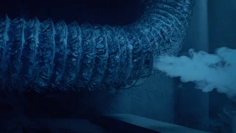 Large Pipe Leaking Industrial Accident Stock Footage 334983092