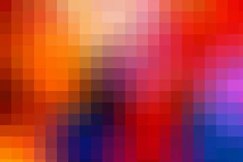 Large pixels background Stock Illustration