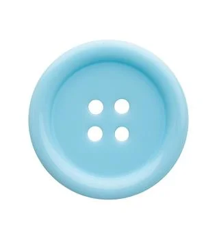 Large plastic clothes button isolated on white background Stock Photos
