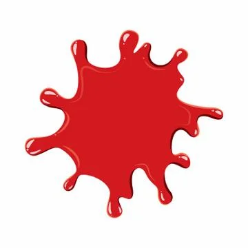 Large pool of blood icon Stock Illustration