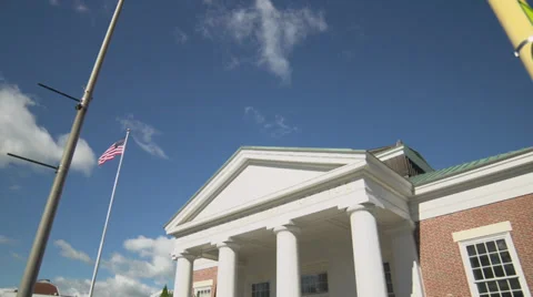 Large post office (2 of 4) Stock Footage 32713596